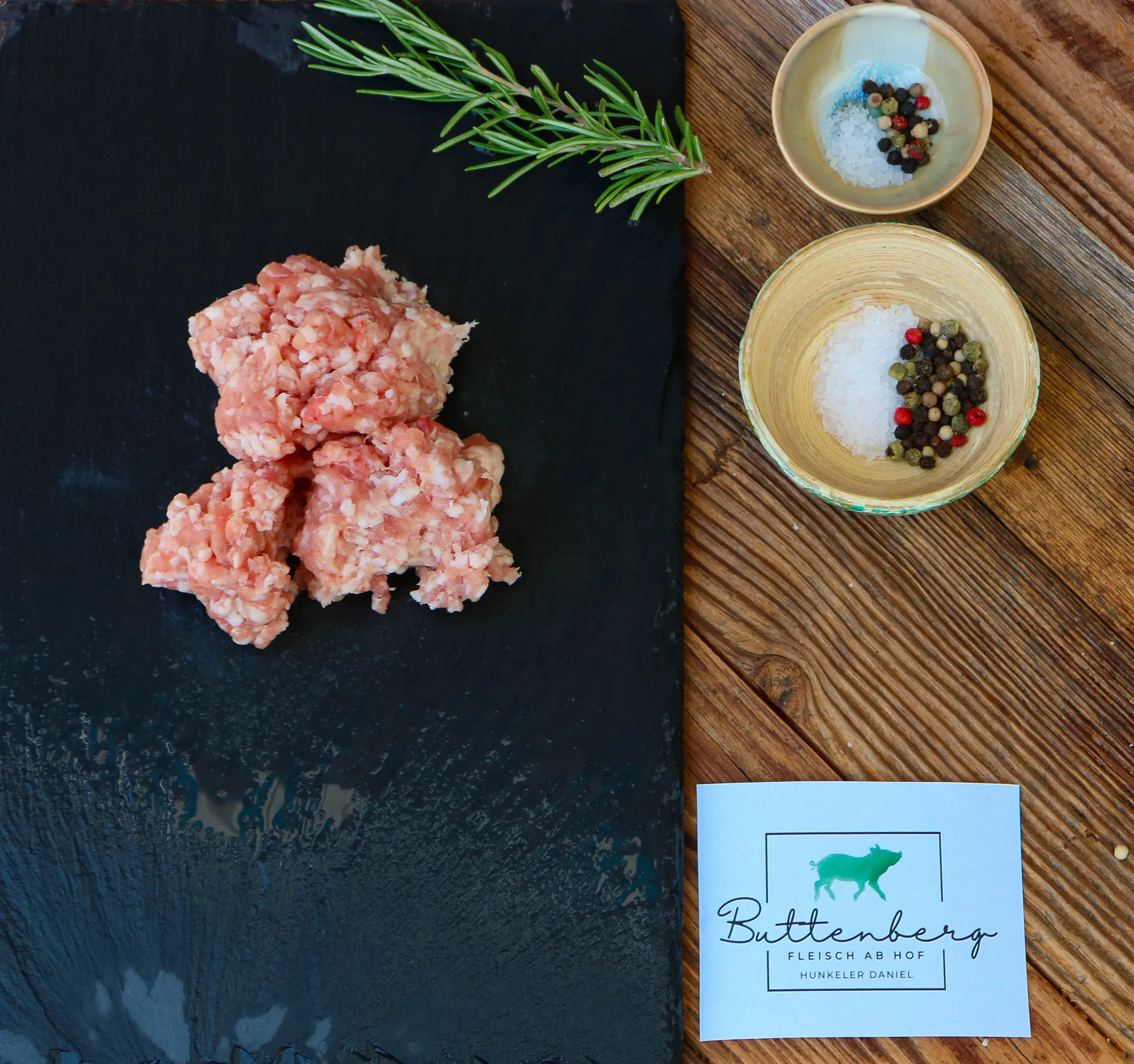 Produktfotografie: Hackfleisch vom Buttenberg Schötz frisch ab Hof